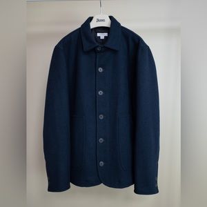 Fossil Wool Button Down Jacket - Navy - M